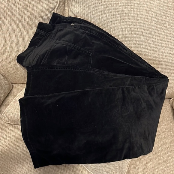 #43 CHICO’S pants velvet,black!,size 1.5 - Picture 2 of 8